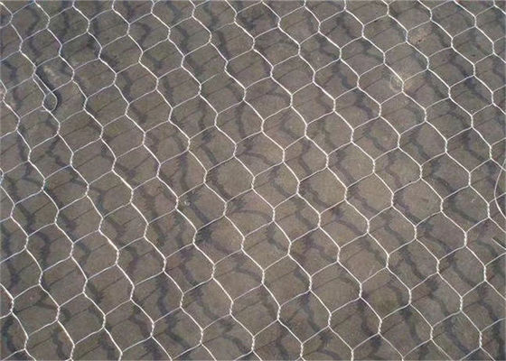 Il PVC di lunga vita ha ricoperto il cavo esagonale Mesh Hot Dip Galvanized 80*100mm