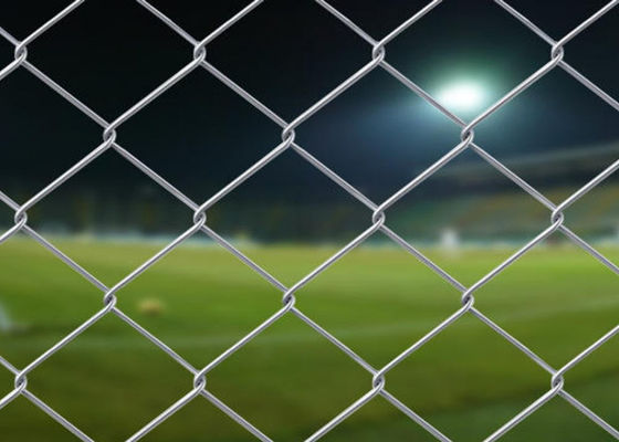 Il PVC rivestito di Mesh Fencing 60*60mm del ciclone dello zinco ha ricoperto Diamond Mesh