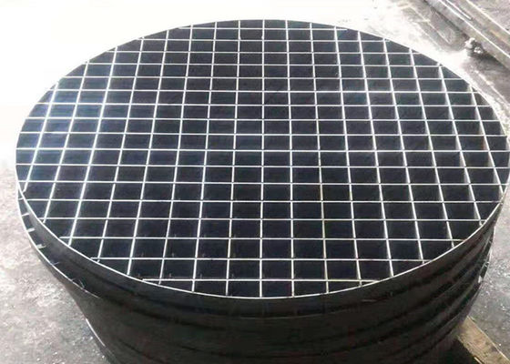 Copertura di botola all'aperto del metallo che gratta la griglia galvanizzata circolare di 25*3mm