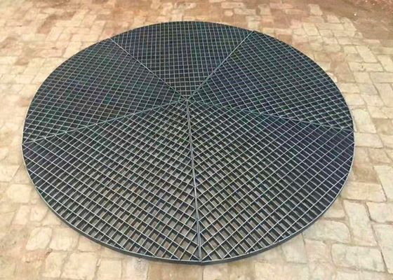 Copertura di botola all'aperto del metallo che gratta la griglia galvanizzata circolare di 25*3mm