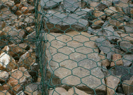 Il PVC galvanizzato della immersione calda ha ricoperto il cavo Mesh For Rock Walls del gabbione
