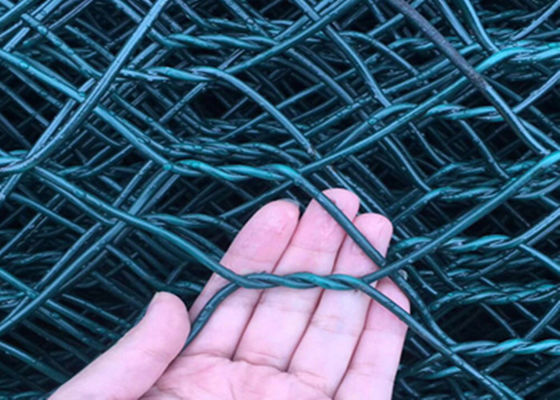 Anti tessitura corrosiva di Mesh Panels Hexagonal Double Twisted del cavo del gabbione