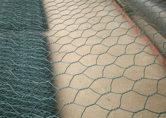 Cavo Mesh Zinc Aluminum Alloy della parete del gabbione di trattamento dello scorrevole del fiume 80mm*100mm
