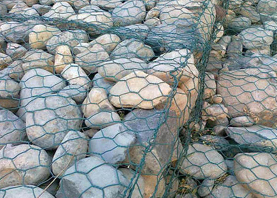 Il PVC ha ricoperto il cavo saldato gabbione antisettico Mesh Hot Galvanized Dark Green