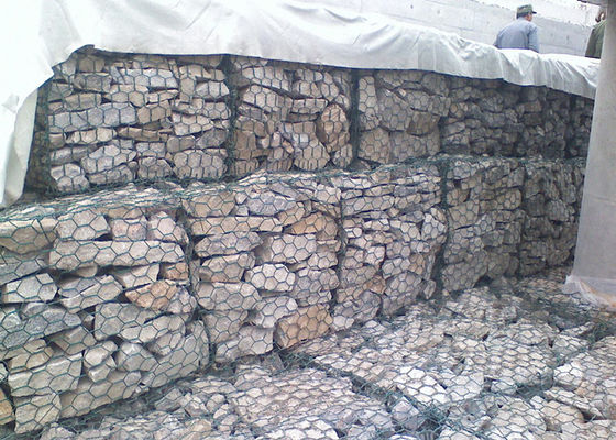 2.7mm impermeabili	Cavo galvanizzato Mesh For Gabion Baskets del gabbione