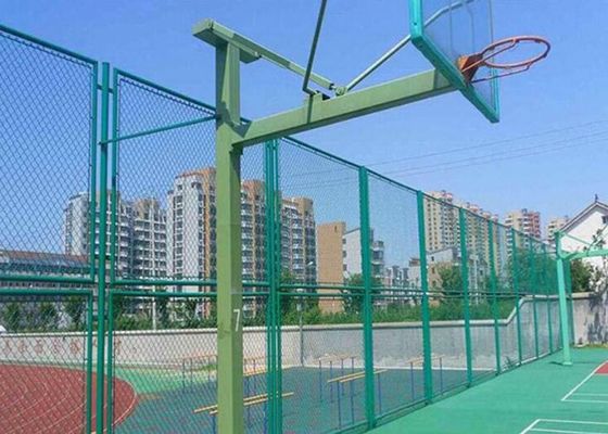 recinzione della strada principale di Diamond Chain Link Fence For di altezza della immersione calda 6FT di 4.0mm